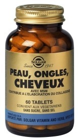 Peau, Ongles, Cheveux - 60 comprimés -SOLGAR